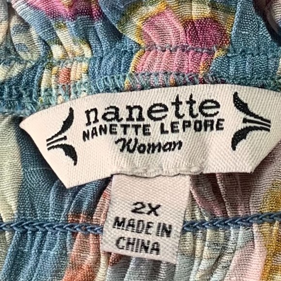 Nanette Lepore Floral Ruffled Blouse - Picture 6 of 6